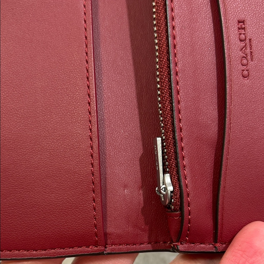 Coach Red Essential Wallet - Picture 6 of 14